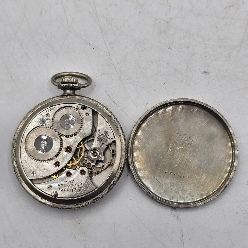 Vintage Waltham 17 Jewel 14kt Gold Filled Pocket Watch